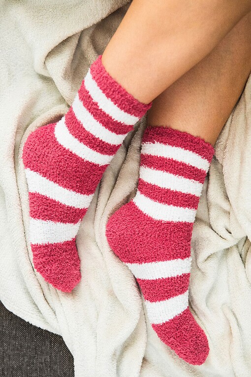 Hebké ponožky na spaní