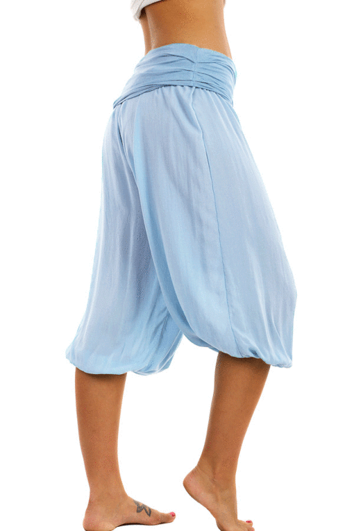 Tříčtvrteční dámské harémové kalhoty