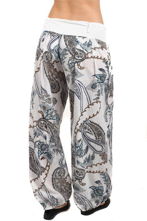 Stylové harémové kalhoty se zajímavým vzorem