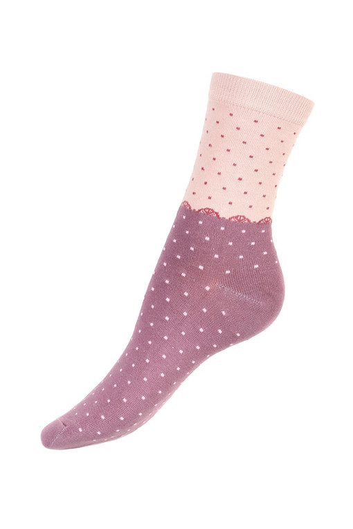 Dámské dvoubarevné ponožky