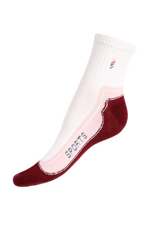 Bavlněné ponožky dámské. Materiál: 95% bavlna, 5% polyamid.