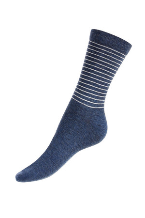 Nápadité dámské ponožky. Materiál: 90% bavlna, 5% polyamid, 5% elastan.