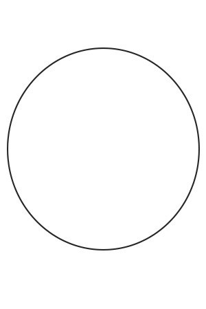 Dámská jednobarevná kruhová šála