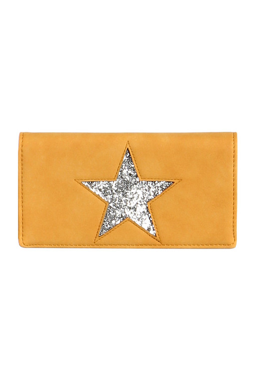 Obdélníková peněženka s hvězdou