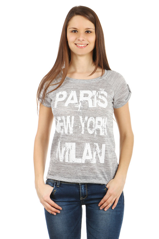 Dámské melírované tričko Paris