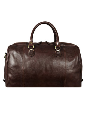 Retro kožená cestovní taška Design nadčasový vintage styl z pravé telecí kůže kombinuje časem prověřený design