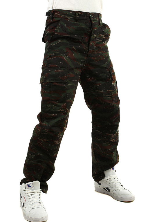 Pánské kalhoty kapsáče v army vzhledu