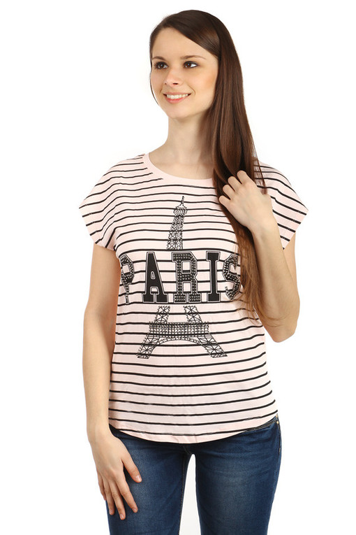 Bavlněné dámské tričko Paris