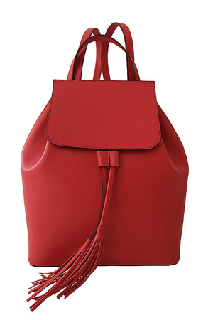 Dámský elegantní městský batoh z pravé kůže - dovoz z Itálie. Jsou pro něj charakteristické syté pastelové barvy