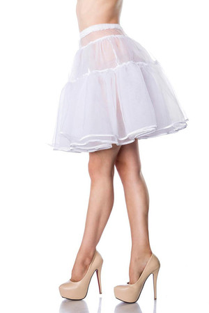 Vrstvená dámská spodnička z tylu pod retro šaty nabo kolovou sukni s měkkým pružným pasem vrstvená jemným tylem
