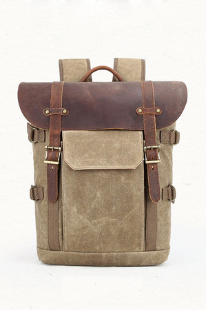 Nepromokavý fotobatoh v retro stylu kompletně podšitý voděodolným materiálem vyjímatelná taška na náhradní