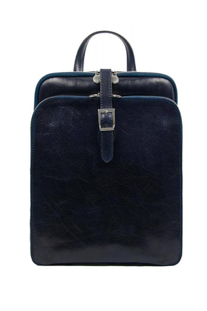 Vintage originální dámský batoh - taška z pravé kůže v premium kvalitě Design Nadčasový celokožený batoh -