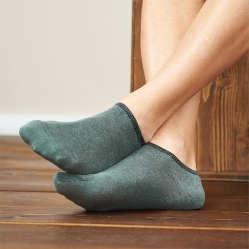 Biobavlněné kotníkové ponožky 2 pack