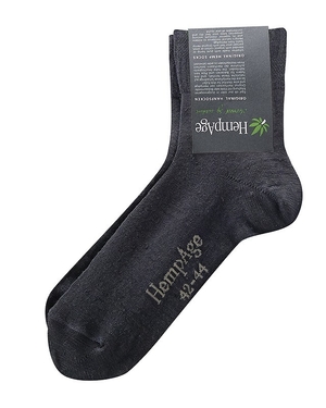 Konopné ponožky střední výšky od německého výrobce udržitelné módy HempAge vhodné pro dámy i pány.