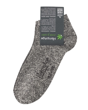 Unisex ponožky z kvalitních přírodních materiálů od německé značky udržitelné módy HempAge. jednobarevné