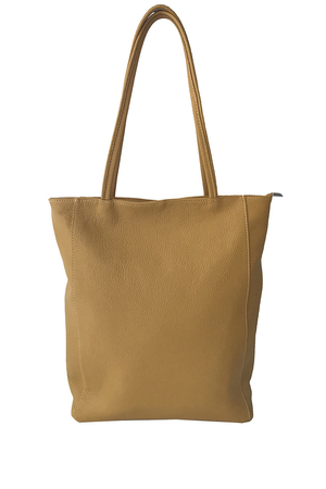Univerzální kožená kabelka od italského výrobce praktická za všech okolností jednobarevné provedení jednoduchá,