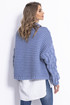 Dámský vlněný hrubě pletený svetr