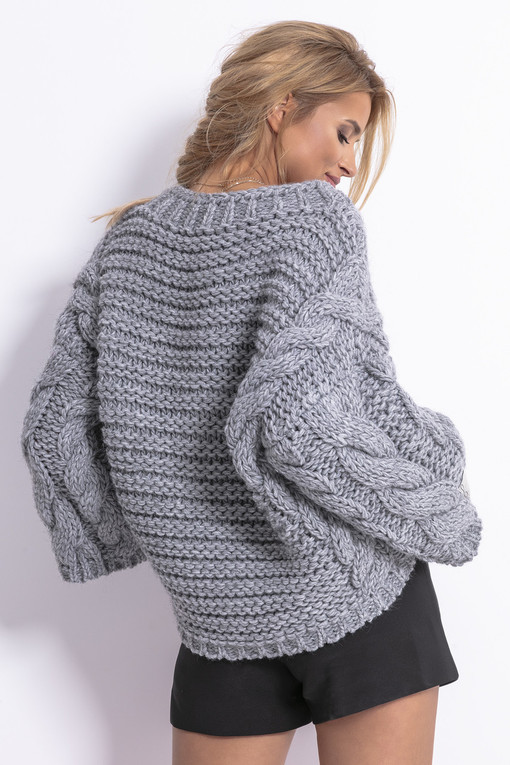Dámský vlněný oversized svetr