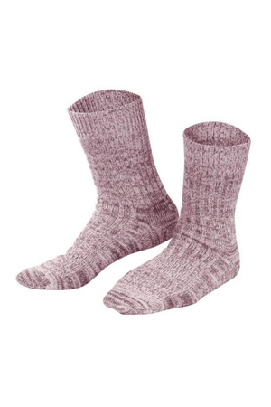 Hřejivé měkké ponožky norského designu z bio bavlny a bio vlny od německého výrobce udržitelné módy Living Crafts