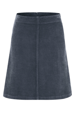 Přírodní dámská sukně z konopí a biobavlny z kolekce udržitelné módy od německé značky HempAge. jednobarevné