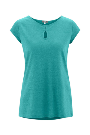 Jednobarevné dámské eko tričko od německého výrobce udržitelné módy Living Crafts. jednobarevné provedení