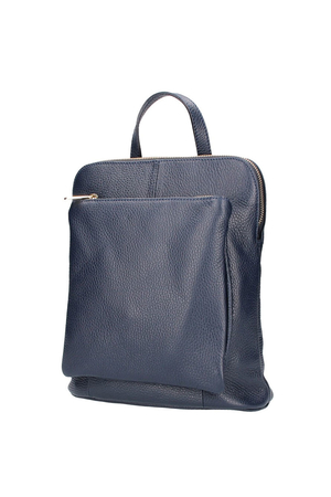 Elegantní dámský kožený batoh v kombinaci s kabelkou vhodný do města. uvnitř přihrádka na zip, která prostor
