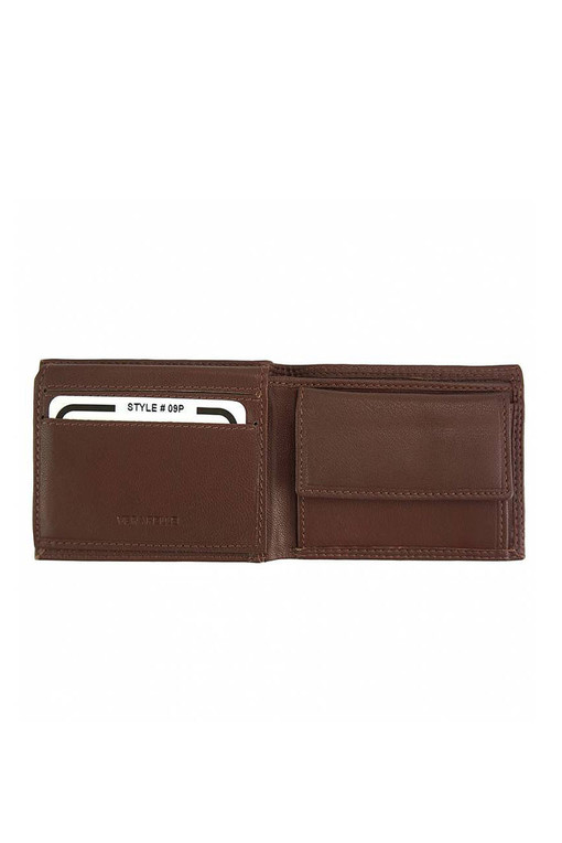 Otevírací kožená peněženka 