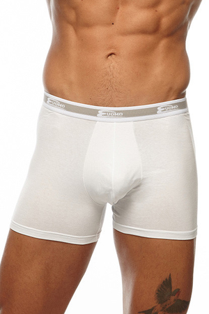 Pánské bavlněné boxerky s delší nohavičkou ve výhodném balení 2ks. vyrobeno z elastického bavlněného úpletu v