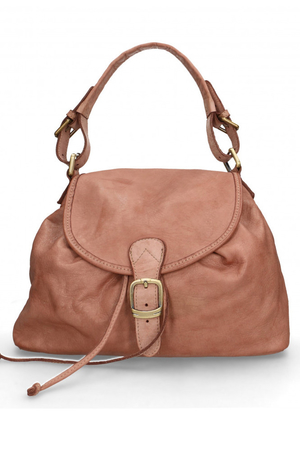 Dámská kožená kabelka přes rameno z kvalitní italské kůže. velká vnitřní kapsa zadní kapsa na zip na doklady