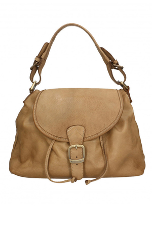Dámská kožená kabelka přes rameno z kvalitní italské kůže. velká vnitřní kapsa zadní kapsa na zip na doklady