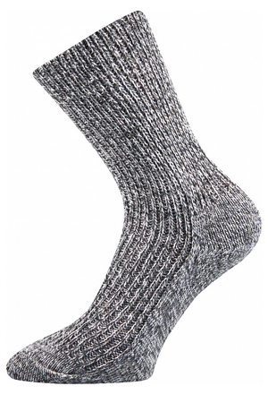 Dámské a pánské silné vlněné ponožky. výrazné žebrování volný lem bez gumiček vhodné do chladnějšího