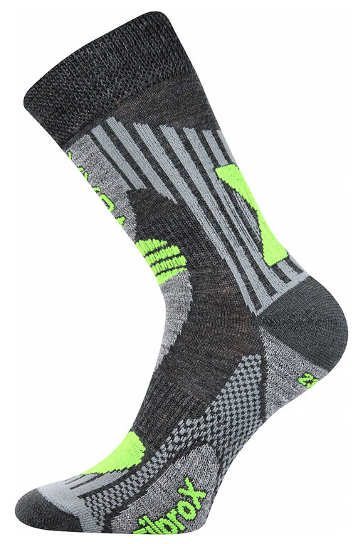 Teplé vlněné outdoorové antibakteriální ponožky