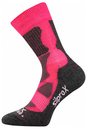 Pánské a dámské outdoorové vlněné ponožky. silné vlněné ponožky polstrované zóny proti otlakům a puchýřům