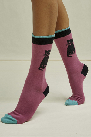 Dámské a dívčí veselé biobavlněné ponožky anglická značka PeopleTree udržitelná móda vyrobené v Evropě