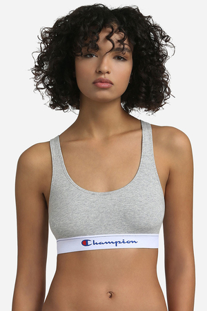Podprsenka pro aktivní způsob života značky Champion úzká vykrojená ramínka kulatý výstřih pod prsy širší,