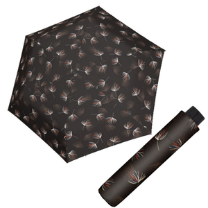 Dámský skládací odlehčený deštník vhodný do kabelky. Délka složeného deštníku: 22 cm Průměr střechy