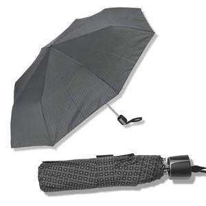 Pánský skládací manuální větruodolný deštník s retro vzorem. Délka složeného deštníku: 25 cm Průměr střechy