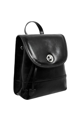 Dámský batoh do města Time Resistance lze nosit i jako kabelku vyrobeno v Itálii kvatiní hovězí kůže nastavitelná