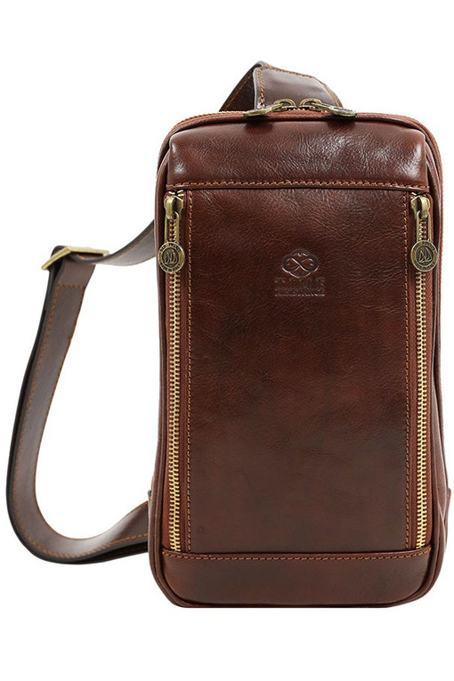 Kožená crossbody taška Premium Leather