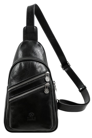 Kožená crossbody taška z luxusní řady Premium. Kvalitní italská taška vhodná pro náročné muže i ženy, které