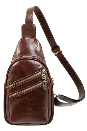 Kožená crossbody taška z luxusní řady Premium. Kvalitní italská taška vhodná pro náročné muže i ženy, které
