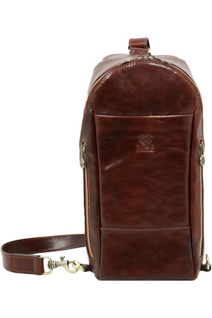Větší kožená crossbody taška z luxusní řady Premium. Kvalitní italská taška vhodná pro náročné muže i ženy,