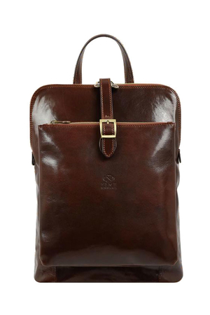 Kožený batoh Premium 2v1 od italské značky Time Resistance z kvalitní hovězí kůže kompletně vypodšívkovaný