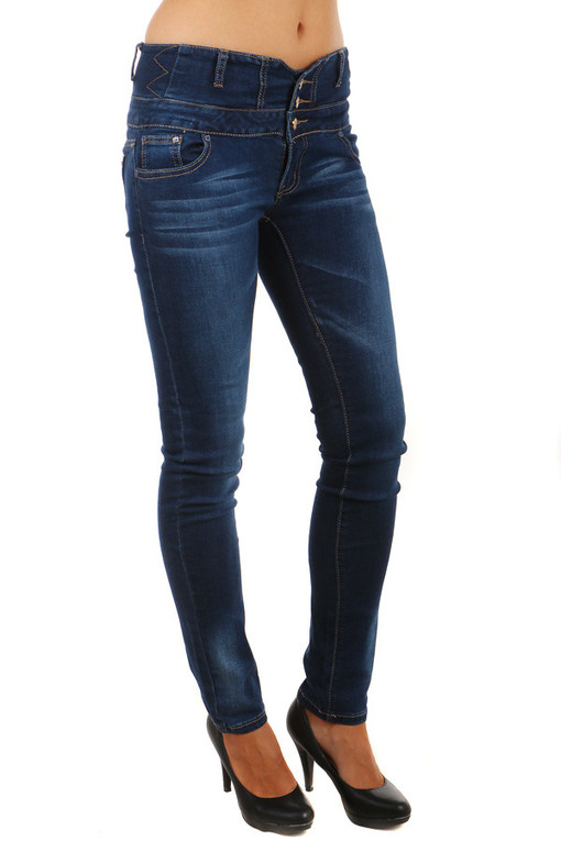 Dámské džíny s vysokým pasem