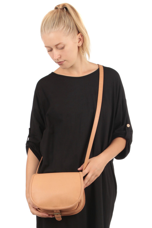 Originální dámská kožená kabelka přes rameno - vyrobeno v České republice