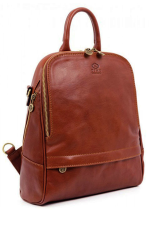 Dámský kožený batoh z luxusní řady Premium. Convertible design zajišťuje snadnou přeměnu batohu v tašku přes