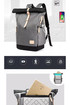 Studentský rolovací batoh s USB