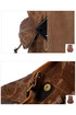 Vintage batoh plátěný s koženými detaily