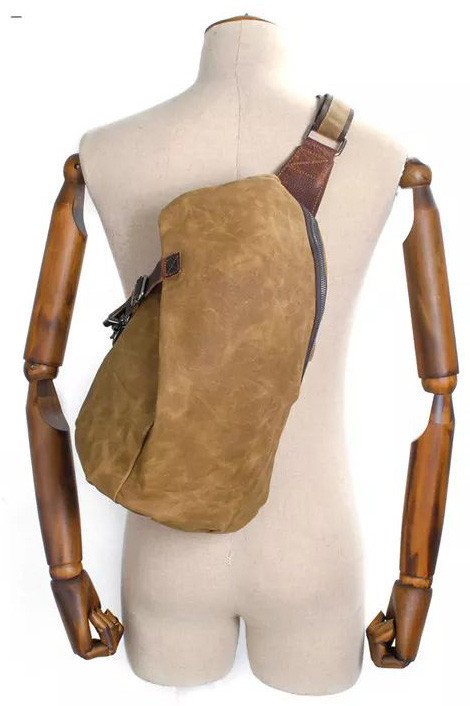 Nepromokavý retro batoh na jedno rameno