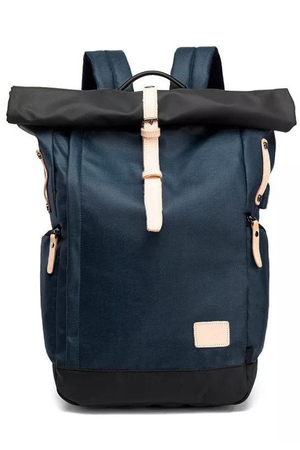 Velký rolovací batoh z vodotěsného materiálu do školy, na cesty i na běžné nošení vnitřní kapsa na zip dvě